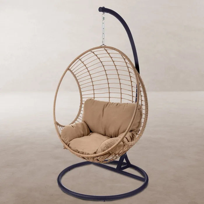 Silla colgante de Rattán 104x104x192cm