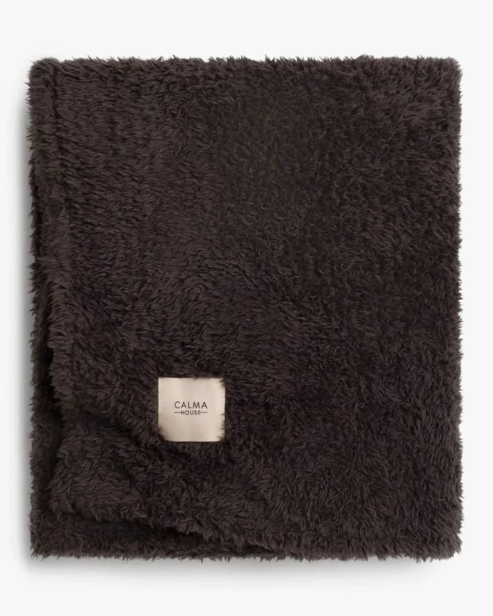 Plaid de Pelito Negro 120x180cm