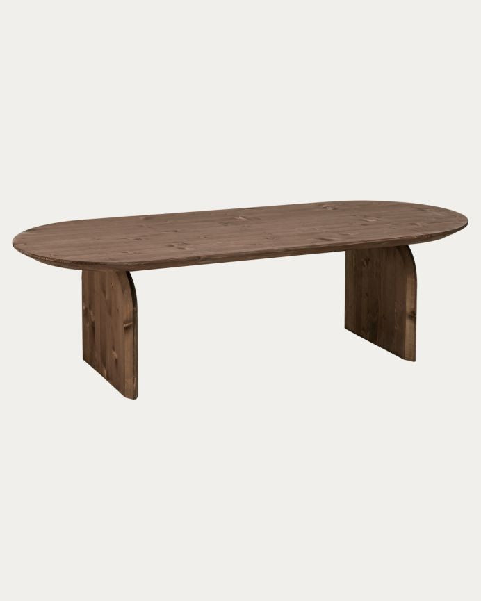 MESA DE CENTRO DE MADERA MACIZA CON SOBRE BISELADO 100/120CM EN VARIOS COLORES