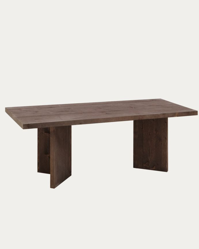 MESA DE CENTRO RECTANGULAR DE MADERA MACIZA 120X50CM EN VARIOS COLORES