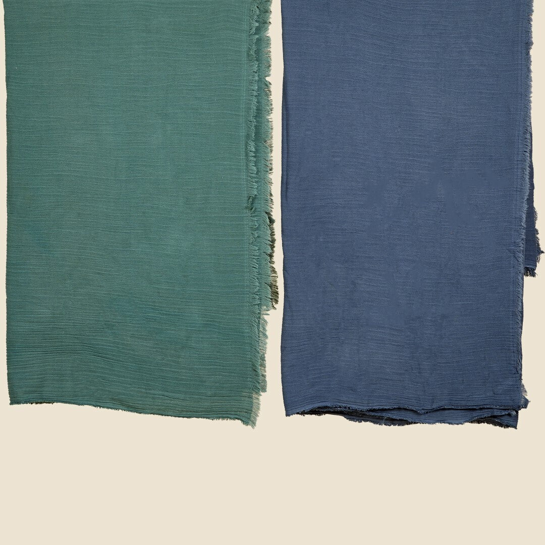 Plaid de Algodón 130x160cm en color Azul