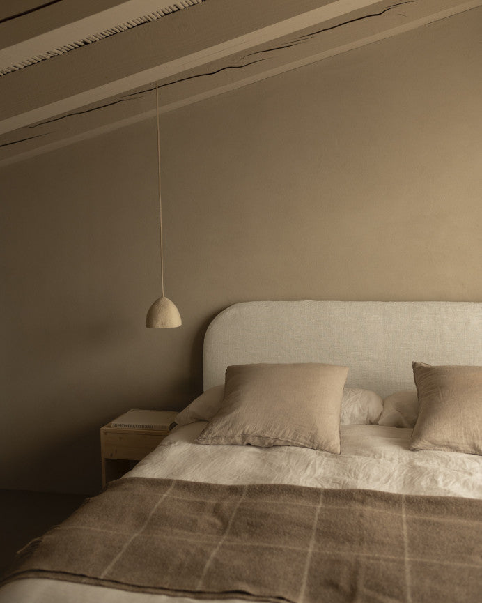 Cabecero Desenfundable Llançà, de lino en varios colores y medidas