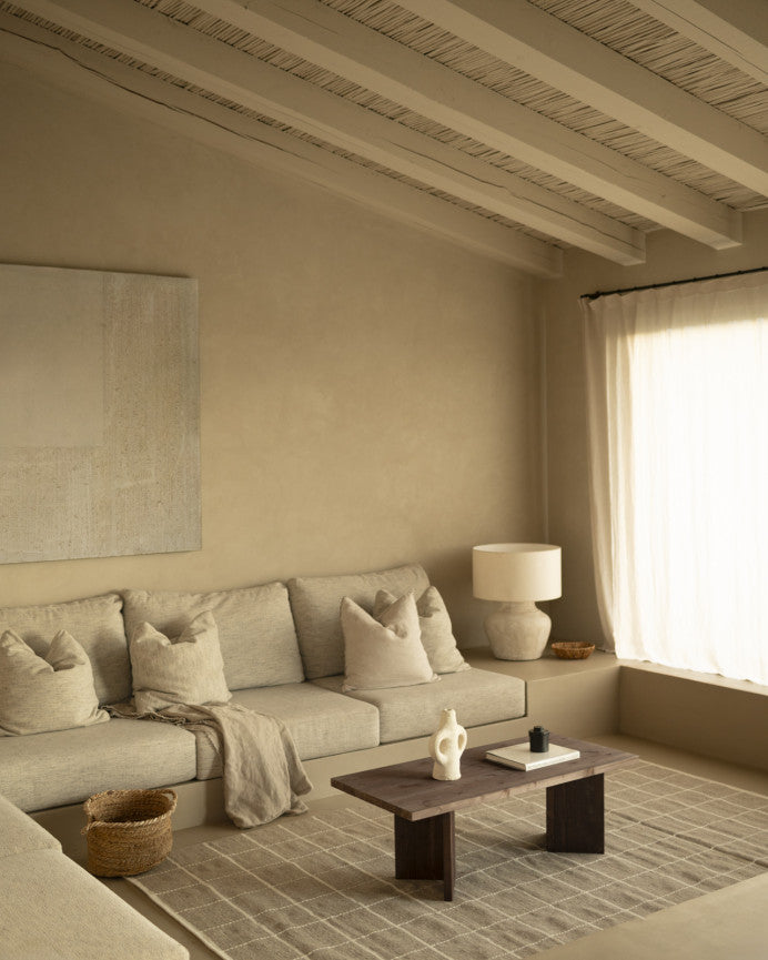 MESA DE CENTRO RECTANGULAR DE MADERA MACIZA 120X50CM EN VARIOS COLORES