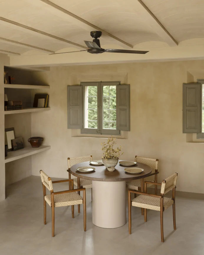 Mesa de comedor redonda de Microcemento en varios colores y medidas