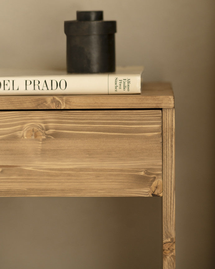 Pack de 2 Mesitas de Noche de Madera Natural Roses en Varios Colores y Medidas