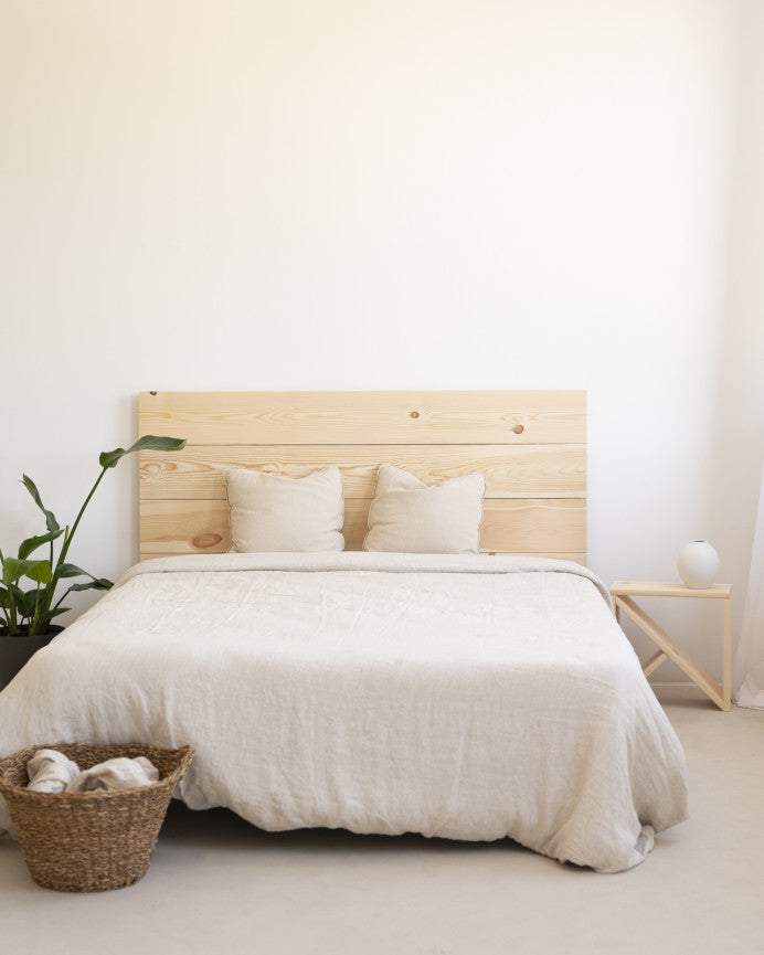 Pack de 2 Mesitas de Noche de Madera Natural Maciza Tossa en varios colores y medidas