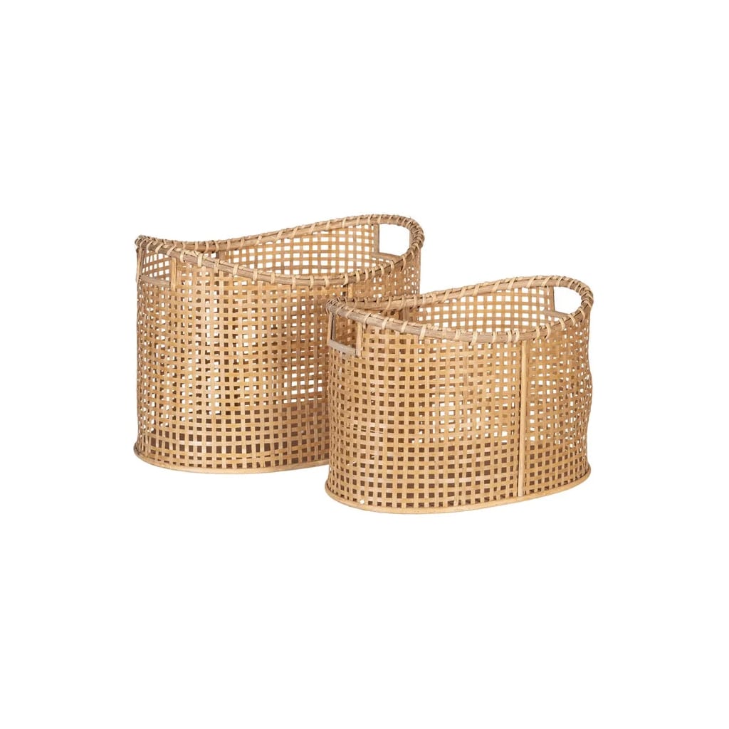 Cesto de Bambú Natural