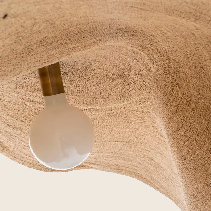 Lámpara Techo de Fibra Natural