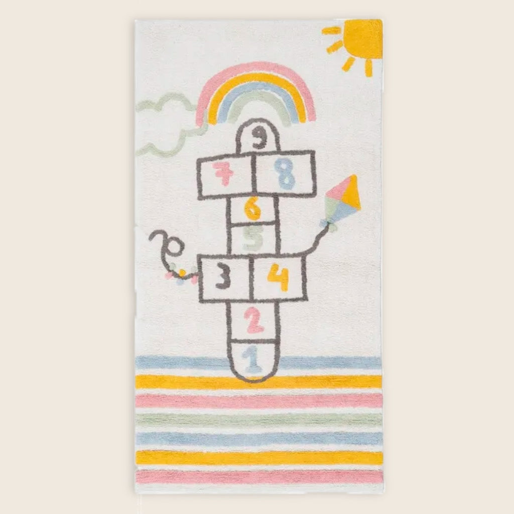 Alfombra Infantil 100% Algodón Colorida (175x90 cm) Play