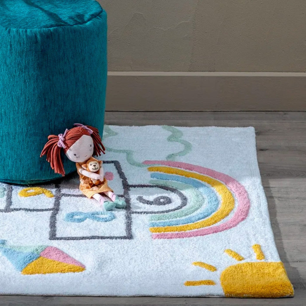 Alfombra Infantil 100% Algodón Colorida (175x90 cm) Play