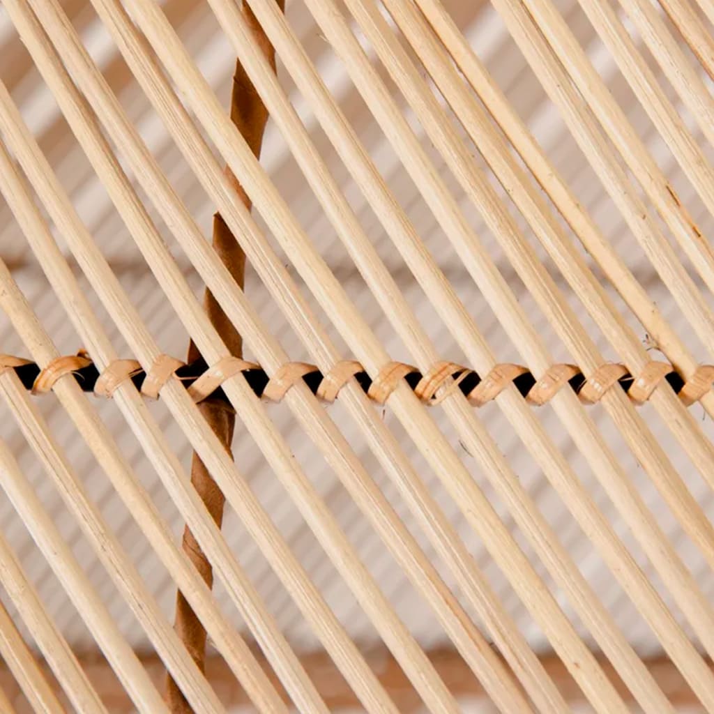 Lámpara de Techo de Bambú Natural 70x70x54 cm
