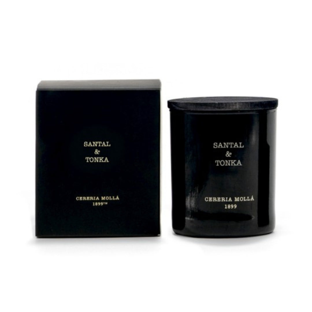 Vela XL Artesanal Santal & Tonka 3 mechas Cereria Mollá 600 grs