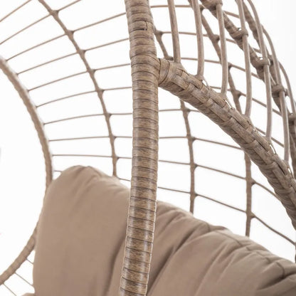 Silla colgante de Rattán 104x104x192cm