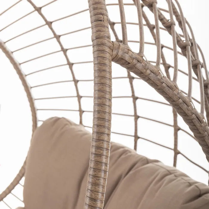 Silla colgante de Rattán 104x104x192cm