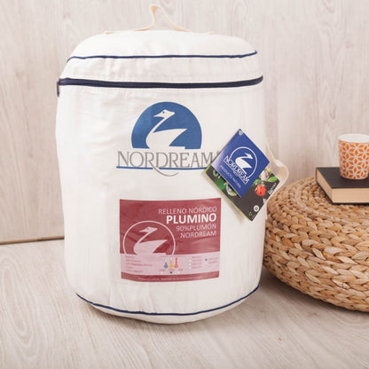 EDREDÓN NÓRDICO 90% Plumón y 10% Pluma y Tejido de Algodón Plumino