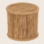 Set 2 Mesitas Auxiliares de Bambú Natural