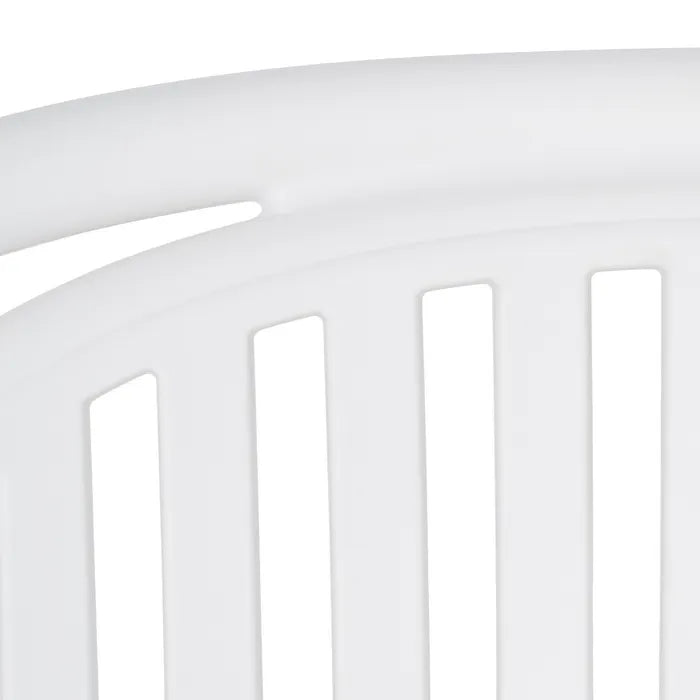 Silla de Jardín apilable Contract en color blanco, Pack 2 unidades
