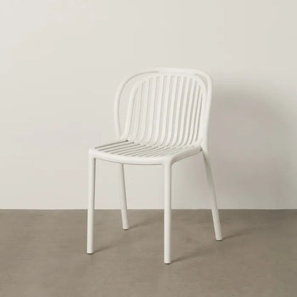 Silla de Jardín apilable Contract en color blanco, Pack 2 unidades