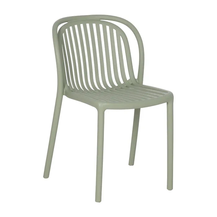 Silla de Jardín apilable Contract en color Verde, Pack 2 unidades