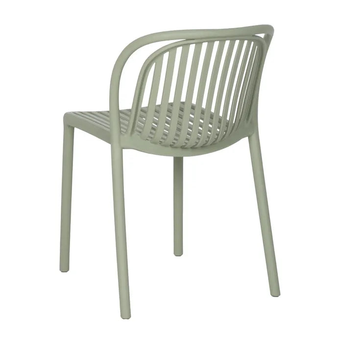 Silla de Jardín apilable Contract en color Verde, Pack 2 unidades