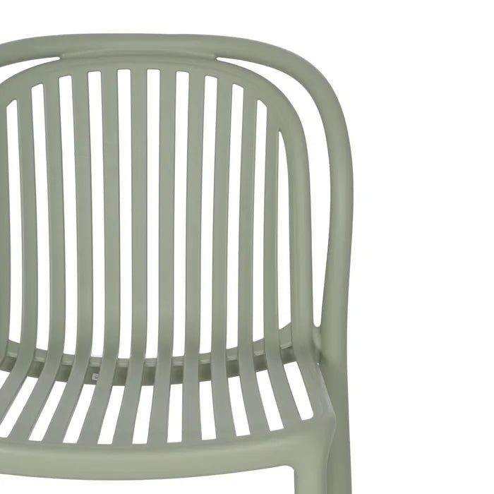 Silla de Jardín apilable Contract en color Verde, Pack 2 unidades