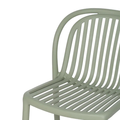 Silla de Jardín apilable Contract en color Verde, Pack 2 unidades