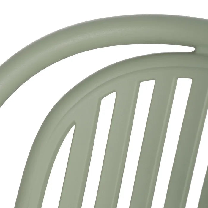 Silla de Jardín apilable Contract en color Verde, Pack 2 unidades