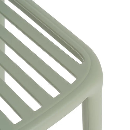 Silla de Jardín apilable Contract en color Verde, Pack 2 unidades
