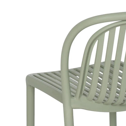 Silla de Jardín apilable Contract en color Verde, Pack 2 unidades