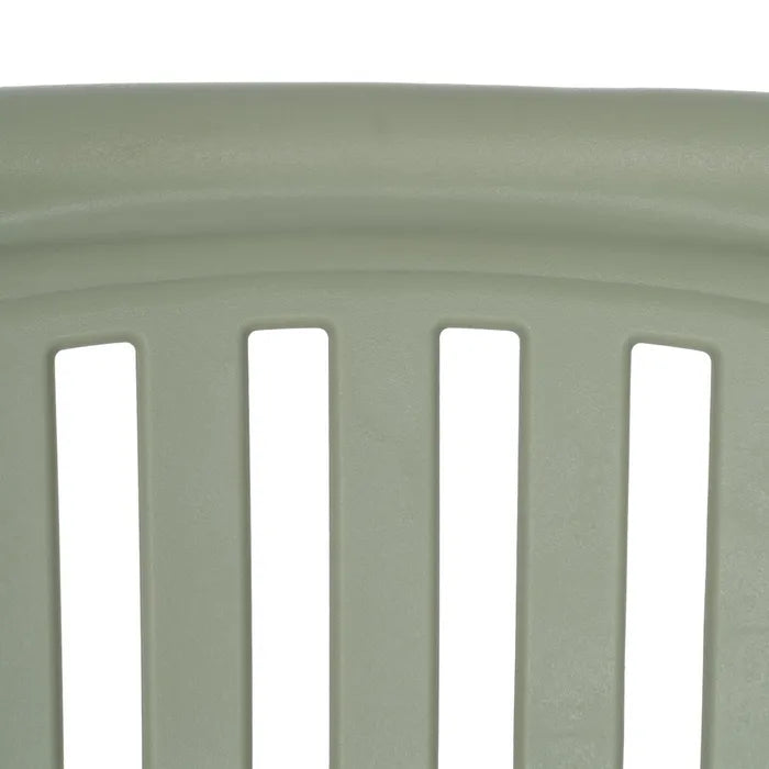Silla de Jardín apilable Contract en color Verde, Pack 2 unidades