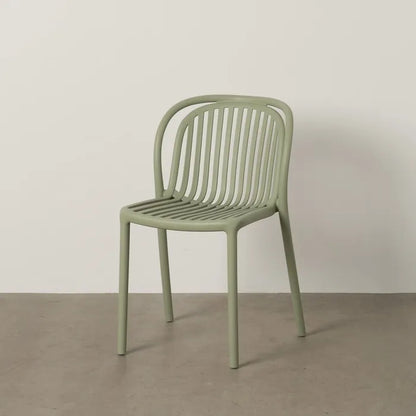 Silla de Jardín apilable Contract en color Verde, Pack 2 unidades