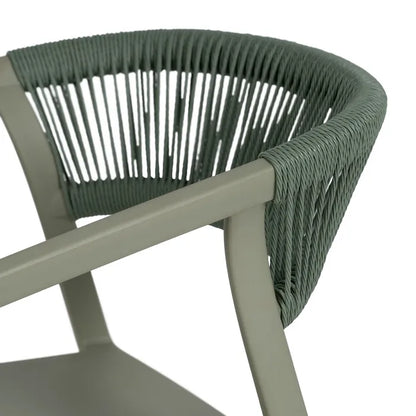 Silla de Jardín apilable en color Verde, Pack de 2u