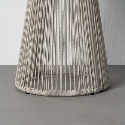 Mesa Alta de Exterior de Polywood y Rattán 70x70x100cm