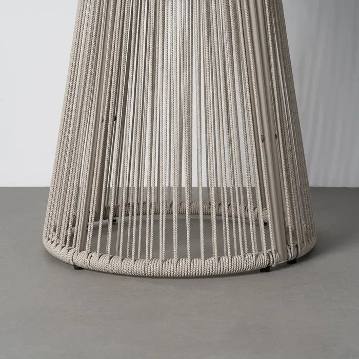 Mesa Alta de Exterior de Polywood y Rattán 70x70x100cm