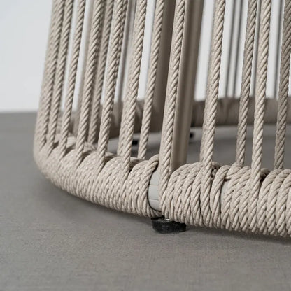 Mesa Alta de Exterior de Polywood y Rattán 70x70x100cm