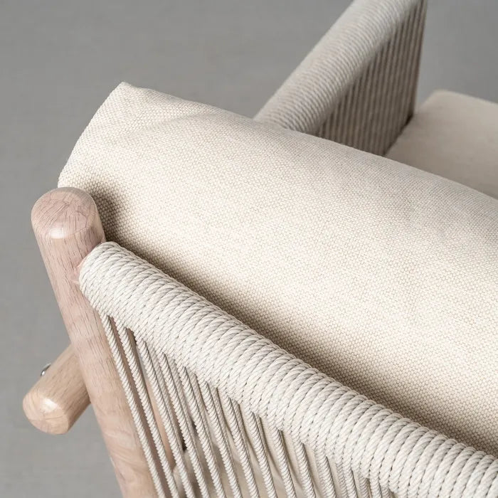 Conjunto de Jardín de Exterior Acero y Ratán Salina