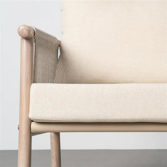 Conjunto de Jardín de Exterior Acero y Ratán Salina