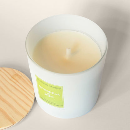 Vela Artesanal XL Citronela & Mint AntiMosquitos Cereria Molla