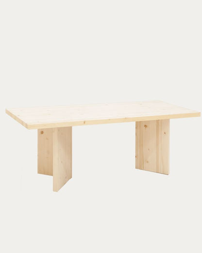 MESA DE CENTRO RECTANGULAR DE MADERA MACIZA 120X50CM EN VARIOS COLORES