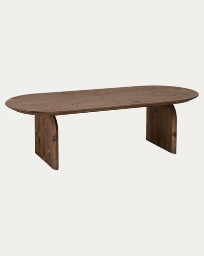 MESA DE CENTRO DE MADERA MACIZA CON SOBRE BISELADO 100/120CM EN VARIOS COLORES