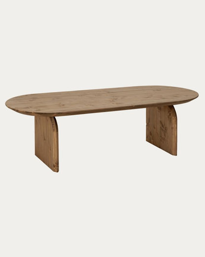 MESA DE CENTRO DE MADERA MACIZA CON SOBRE BISELADO 100/120CM EN VARIOS COLORES