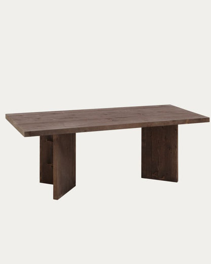 MESA DE CENTRO RECTANGULAR DE MADERA MACIZA 120X50CM EN VARIOS COLORES