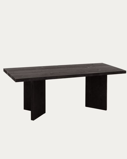 MESA DE CENTRO RECTANGULAR DE MADERA MACIZA 120X50CM EN VARIOS COLORES