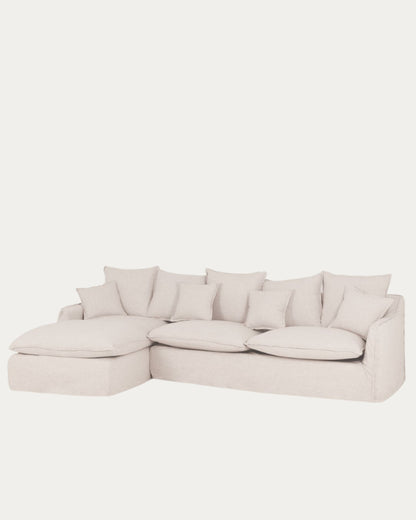 Sofá Castell con chaiselongue izquierda 4-5 plazas