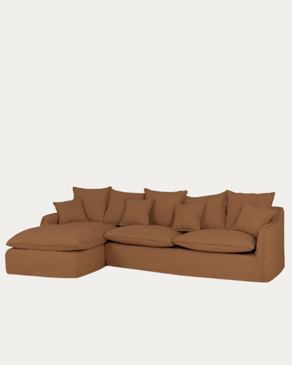 Sofá Castell con chaiselongue izquierda 4-5 plazas