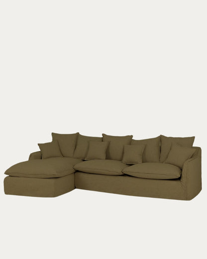 Sofá Castell con chaiselongue izquierda 4-5 plazas