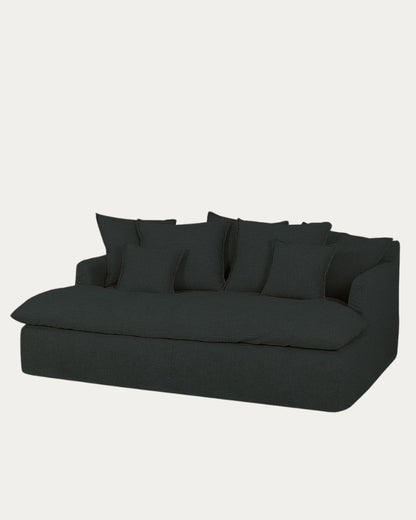 Sofá Castell fondo largo de algodón y lino desenfundable 2-3 plazas