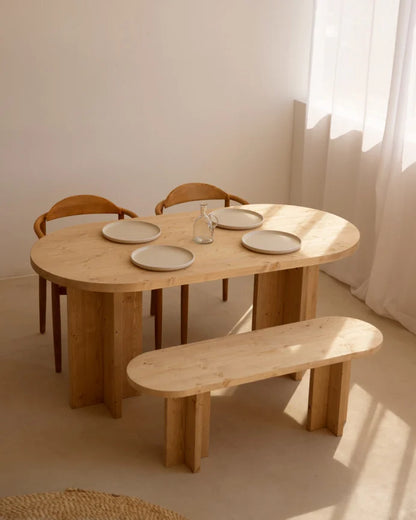 Banco de Madera Maciza en varios colores y medidas