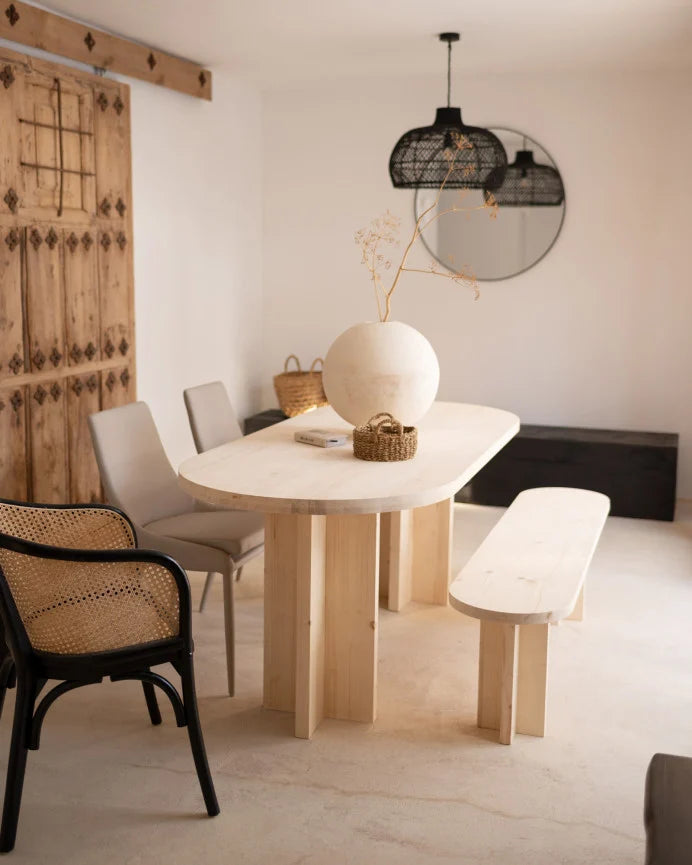 Banco de Madera Maciza en varios colores y medidas