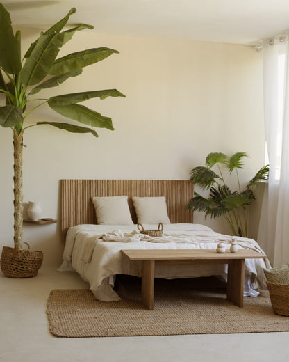 Cabecero Calella, de madera maciza en varios colores y medidas